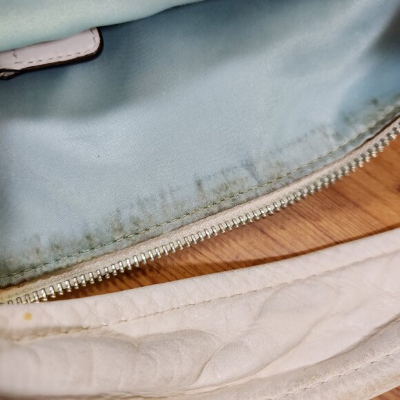 Coach Kristin Ivory Leather Handbag Tote Purse - Picture 15 of 16